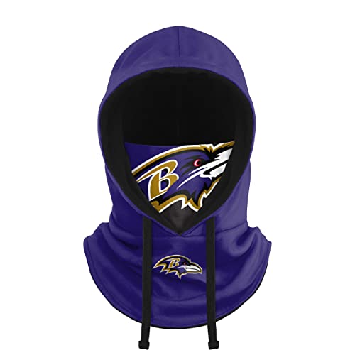 FOCO Baltimore Ravens NFL Drawstring Hooded Gaiter