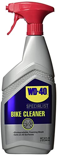 WD-40 Bike Specialist Bike Cleaner, Foaming Trigger, 32oz [4-Pack]