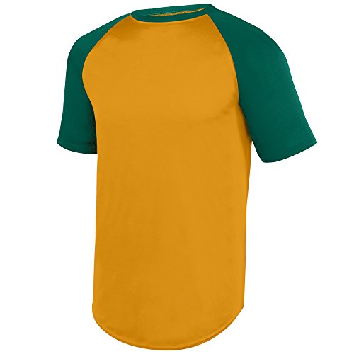 Augusta Sportswear Men's 2XL 1508, Gold/Dark Green, XX-Large