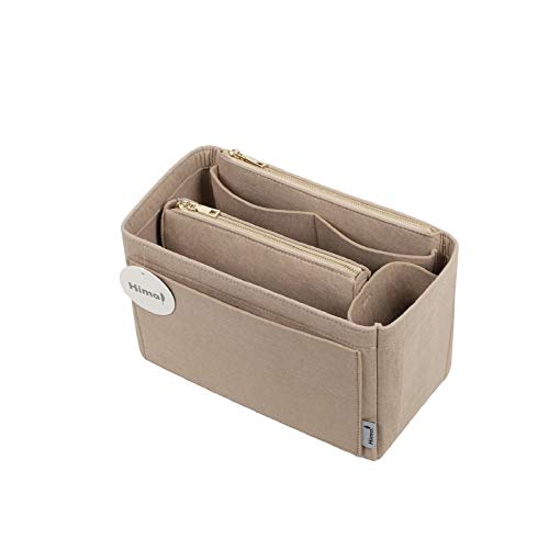 Purse Organizer Insert, Handbag Organizer, Bag in Bag Organizer, Perfect for Speedy Neverfull and More, 5 Sizes (Slender Large, Beige)