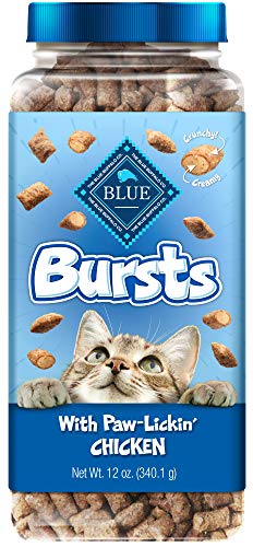 Blue Buffalo Bursts Crunchy Cat Treats, Chicken 12-oz Tub