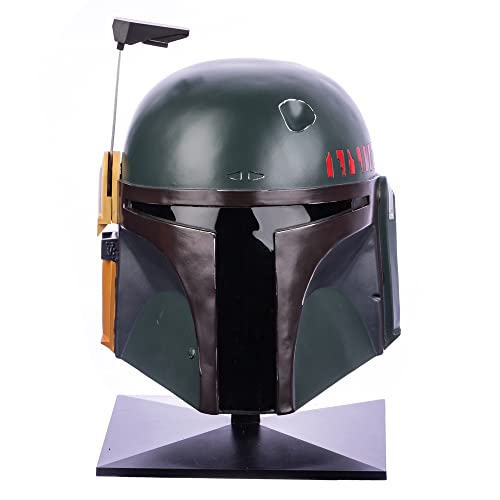 Fett Shand Helmet Deluxe Halloween Cosplay Prop for Costume Accessories Collectors Edition