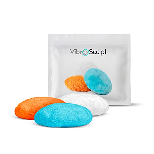 Vibro Sculpt Fiber Pads - Washable Pads for Body Sculpting Machine (Multi-Color)