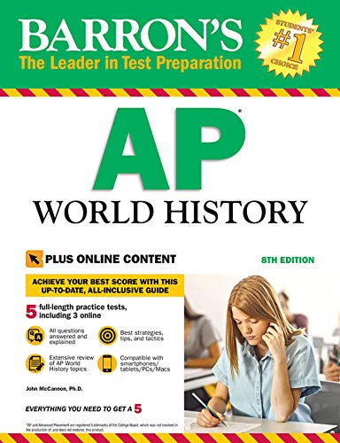 Barron's AP World History, 8th Edition: With Bonus Online Tests (Barron's Test Prep)