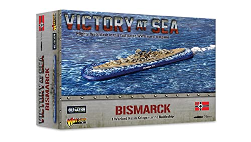 WarLord Victory at Sea Bismarck Kriegsmarine for Victory at Sea WWII Table Top Battleship Plastic Model Kit 742411010