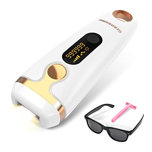 IPL Laser Hair Removal Device Permanent Painless Remover Reduction in Hair Regrowth for Women and Man at Home Whole Body Armpits Back Legs Arms Face Bikini Line, Corded