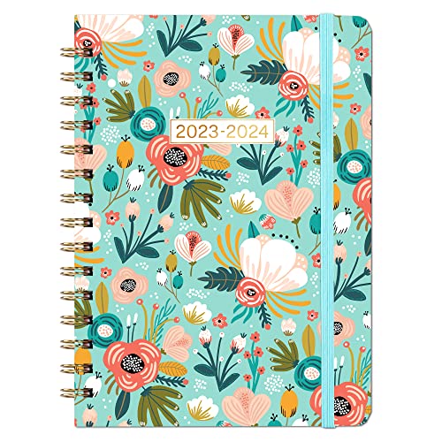 Planner 2023-2024, July 2023 - June 2024, 12 Monthly Weekly Planner with Tabs, Hardcover, 6.4 x 8.3'' Calendar Planner with Elastic Closure, Inner Pocket