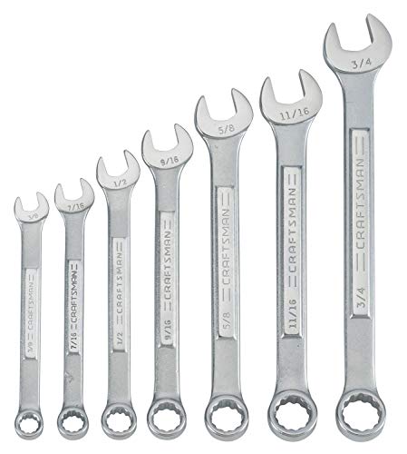 Craftsman CMMT87016 7PC SAE RAISED PANEL WRENCH SET