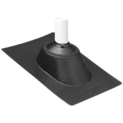 IPS Corp 81760 Hard Plastic Base Roof Flashing for 3" Vent Pipe