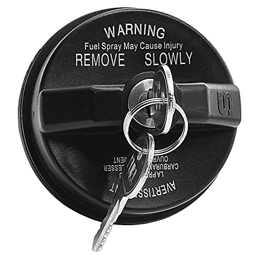 5278655AB Lock Fuel Cap,Locking Gas Cap Fits Wrangler JK TJ, Liberty, Cherokee, Compass, Grand Cherokee,Patriot, Commander, Journey,Caravan,Charger,Challenger,Dakota,Durango,Avenger, Ram1500 2500