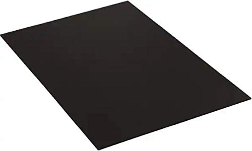 Black Polystyrene 96" X 48" X .030" Plastic Sheet Styrene - Sibe R Plastic Supply