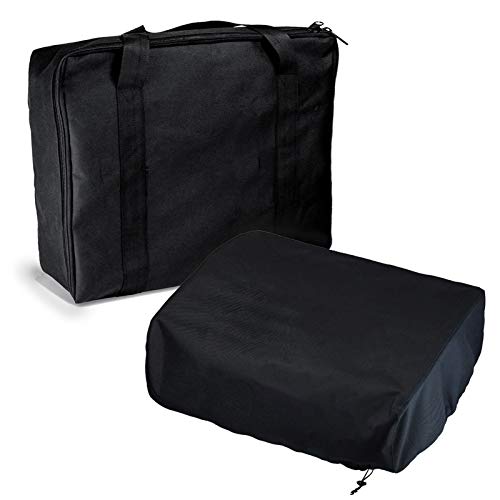 bbq777 17 inch Carry Bag and Cover Replacement Parts for Blackstone 17" Table Top Griddle with Griddle Hood, Heavy Duty 600D Polyester Cover, Replacement Parts for Blackstone 17" Griddle