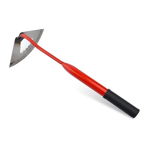 cdbz Small Hand Hoe Hollow,Hoe Garden Tool Hollow Hole,All-Steel Hardened Hollow Hoe Long Handle,Small Hand Hoe Hollow Hoe for Backyard Weeding Loosening Planting Multi-Purpose Tools