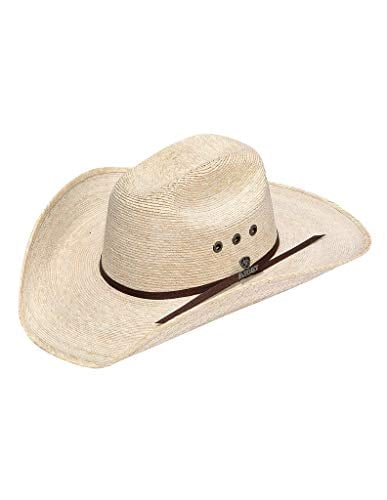 ARIAT Men's Natural Palm Tophand Straw Hat, Natural, 7 3/8