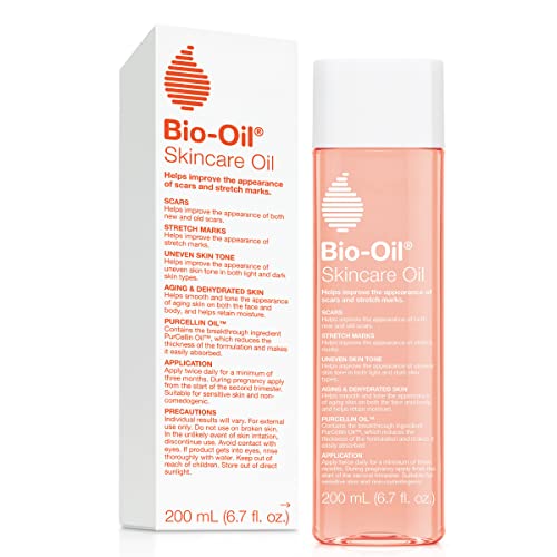 Bio-Oil Skincare Body Oil, Vitamin E Serum for Scars & Stretchmarks, Dermatologist Recommended, All Skin Types, 6.7 oz