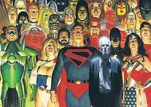 MIGHTYPRINT DC Comics  Justice League  Kingdom Come  Alex Ross Art Comic Book Cover Art- Durable 17 x 24 Wall Art  NOT Made of Paper  Officially Licensed Collectible