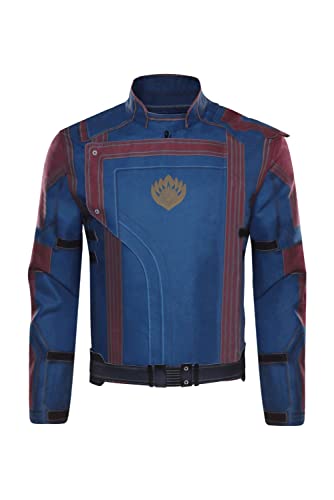 Feeriay Star Lord Costume Guardians Galaxy Star Lord Cosplay Jacket Coat Outfits Uniform for Adults Men Halloween Party (Star Lord, M)