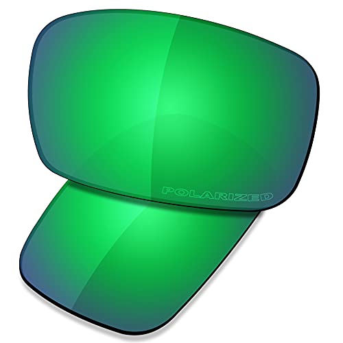 SAUCER Premium Replacement Lenses for Oakley Crankshaft OO9239-61mm Sunglasses High Defense - Jade Green Polarized