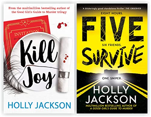 Holly Jackson 2 Book collection set: Kill Joy & Five Survive