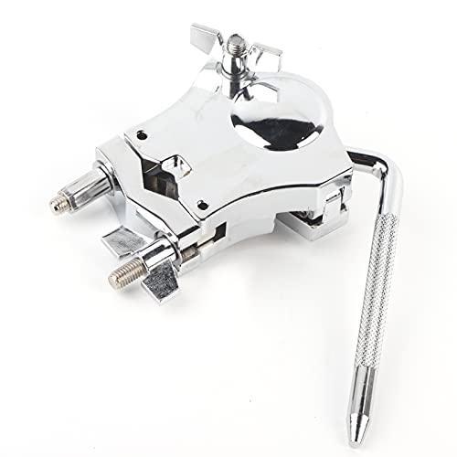 Tom Chrome Drum Rack Mount Bracket Mutifunction Instrument Accessory Sliver