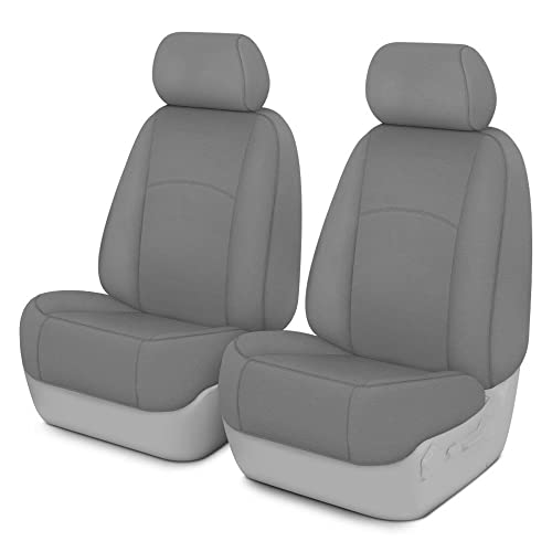 Covercraft Carhartt SeatSaver Custom Seat Covers | SSC2459CAGY | 1st Row Bucket Seats | Compatible with Select Dodge Ram Models, Gravel Grey