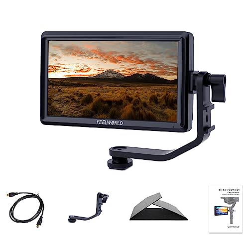 FEELWORLD S55V2 5.5 Inch DSR Camera Field Monitor Small Full HD 1920x1152 IPS Video Assist Mit HDMI Output and Input