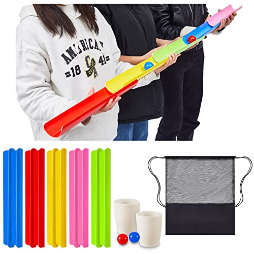 Deekin 2 Sets Team Building Activities Pipeline Kit Group Games Team Building Games for Sports Day Work Adults Youth Kids Outdoor Indoor Sports Activity Party Communication Leadership