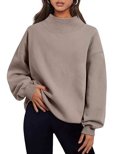 Womens Fall Fashion 2023 Oversized Sweatshirts Crewneck Pullover Fleece Hoodies Tops Loose Teen Girls Y2K Outfits Clothes