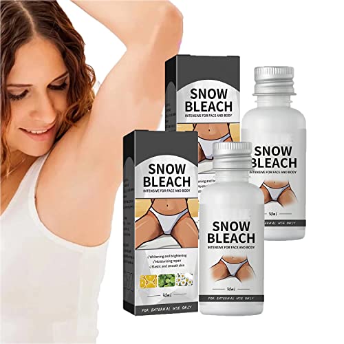 Snow Bleach, Snow Bleach Cream, Snow Bleach Cream for Private Part and snow bleach Underarm (2PCS)