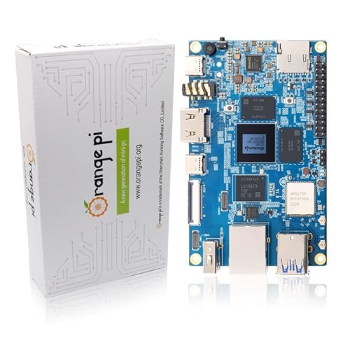 Orange Pi 5B 16GB+128GB Single Board Computer, Rockchip RK3588S 8-Core 64 Bit Wi-Fi6 Bluetooth 5.0 Development Board with 128GB eMMC,Up to 2.4GHz Compatible Orangepi OS/Android/Ubuntu(Pi 5B 16G128G)