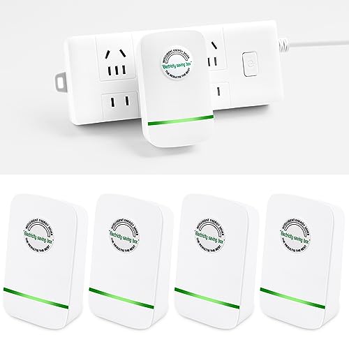 Pro Power Saver Electricity Saving Box wattsave Energy Saving Device for Electricity Energy Saver US Plug 90V-250V 30KW(4 Pack)