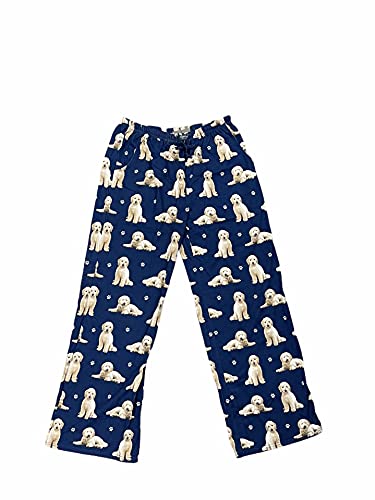 Goldendoodle Unisex Lightweight Cotton Blend Pajama Bottoms  Super Soft and Comfortable  Perfect for Goldendoodle Gifts (Medium)
