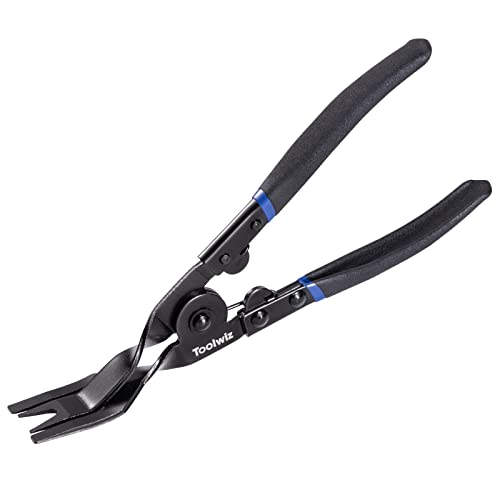 Toolwiz Panel Clip Pliers Universal Auto Door Car Upholstery Trim Clip Removal Plier Tool - Car Clip Removal Tool Automotive Prevents Damage to Trim and Fasteners Door Panel Removal Tool