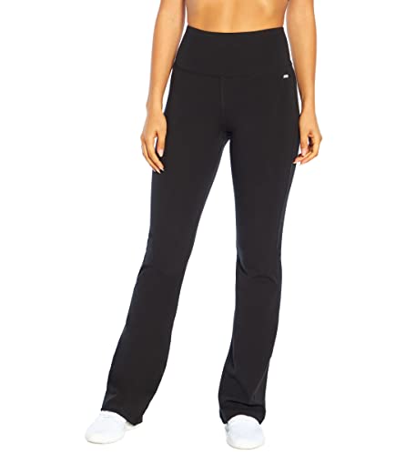 Marika Women Standard Carrie Tummy Control Bootleg Pant, Black, Large/32 Inseam