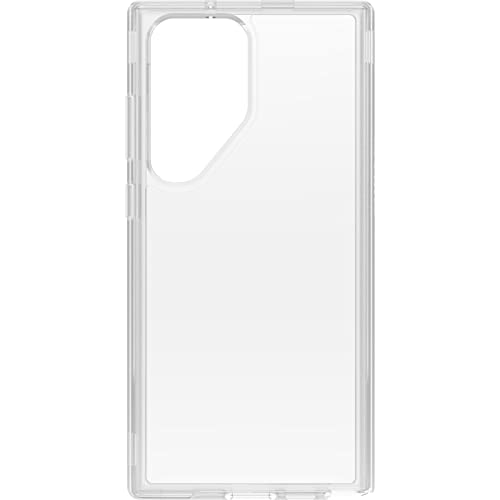 OtterBox Galaxy S23 Ultra Symmetry Series Case - CLEAR, ultra-sleek, wireless charging compatible, raised edges protect camera & screen