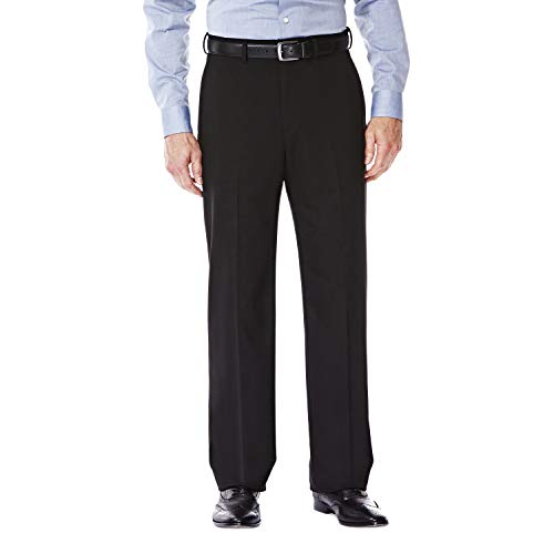 Haggar Men's Premium Stretch Classic Fit Suit Separates Jackets, Black-Pant, 42Wx30L