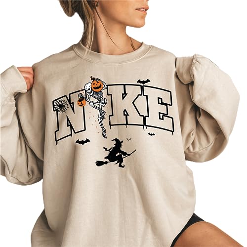 Halloween Skeleton Sweatshirt Halloween Pumpkin Sweatshirt, Vintage Halloween Sweatshirts for Women or Men, Fall Sweatshirt, Vintage Halloween Crewneck Sweatshirt, Halloweentown Sweatshirt