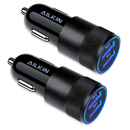 Car Charger, [2Pack/3.4a] Fast Charge Dual Port USB Cargador Carro Lighter Adapter for iPhone 15 14 13 12 11 Pro Max X XR XS 8 Plus 6s, iPad, Samsung Galaxy S23 S22 S21 S10 Plus S7 j7 S10e S9 Note 8