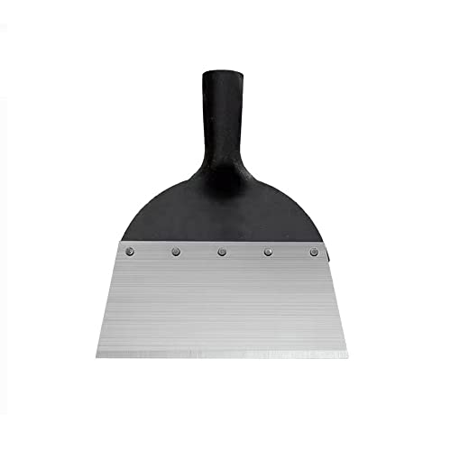 Outdoor Garden Cleaning Shovel Multi-Functional Steel Flat Shovel Ice Shovel Weeding Planting Farm Weeding Tool (S: 21X25.5X3.4CM)