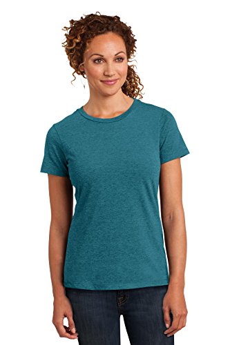 District Women's Perfect Blend Tee XXL Heathered Teal