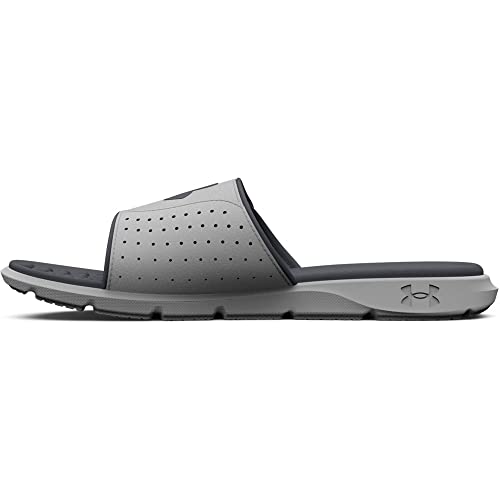 Under Armour Men's Ignite Pro Slide, (101) Mod Gray / Mod Gray / Pitch Gray, 11, US