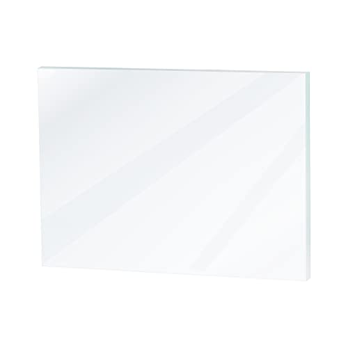 Custom Cut Plexiglass Sheet Cut to Size-Clear Acrylic Sheet 1/8" (3mm) Thick with Flat Edges and Protective Film, for DIY Craft Projects,& Table Top Signs by Fab Glass, and Mirror