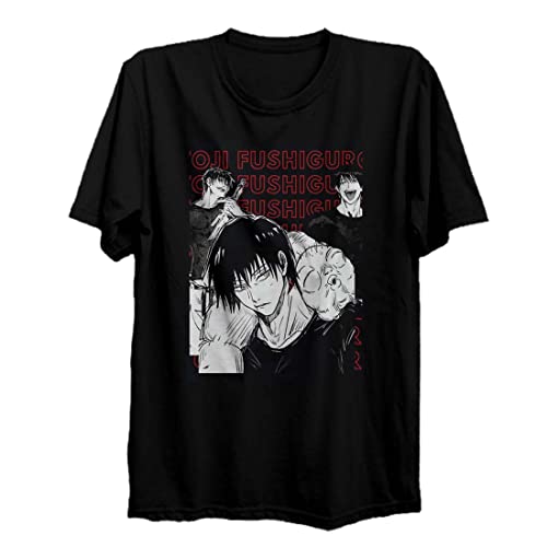 YUHYtop Mens Shirt Toji Fushiguro Style T Shirt Shirts Medium