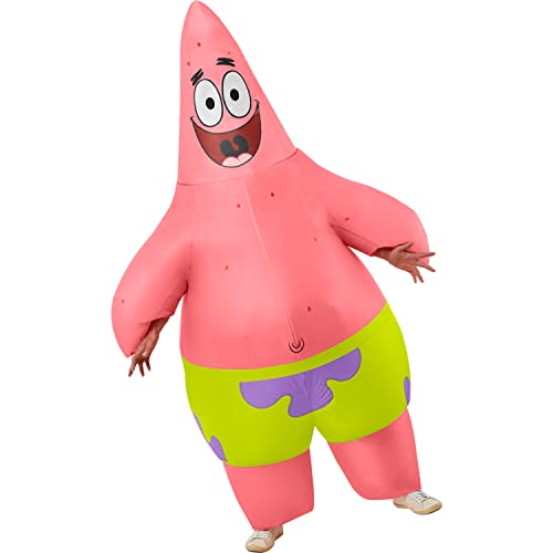 Rubie's Adult SpongeBob SquarePants Inflatable Patrick Star Costume, As Shown, One Size