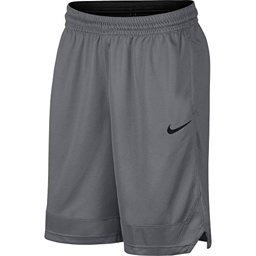 Nike Dri-FIT Icon, Men's basketball shorts, Athletic shorts with side pockets, Cool Grey/Cool Grey/Black, M