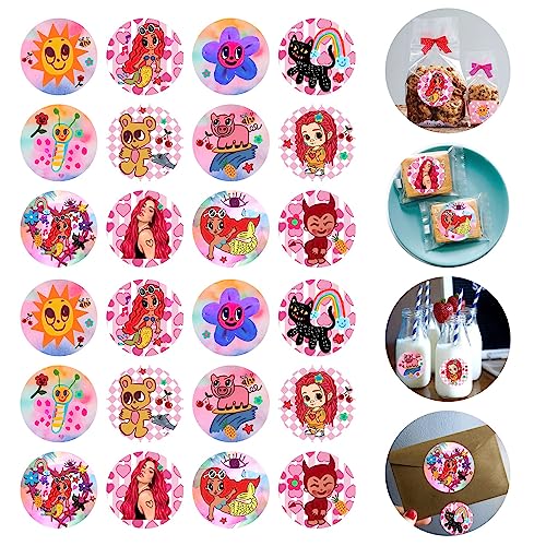 120pcs Manana Sera Bonito Stickers for Girls, Manana Sera Bonito Birthday Party Supplies for Karol G Party Decorations -10 Sheets