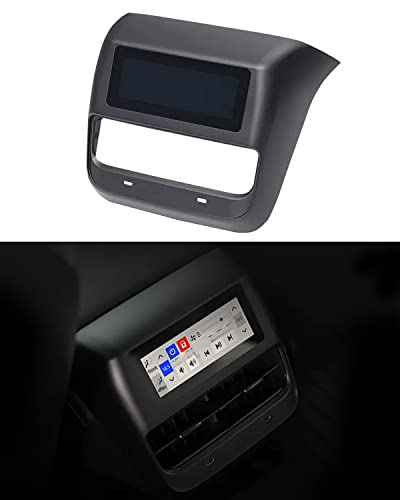 KKTR-CAR Rear Multipurpose ScreenRear Seat Air Conditioning Display Compatible with Tesla Model Y/3, Supports Heated Rear Seats and Adjust The co-Pilot Chair, 4.6 inch IPS Touch Screen HD Screen