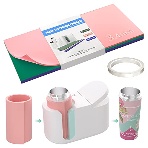 Sublimation Tumbler Wrap Compatible with Cricut Mug Press Tumbler Heat Press Machine 3 Thicknesses for Sublimation Tumblers Blanks Products Mug Press Attachment 11 x 5" Sublimation Wraps