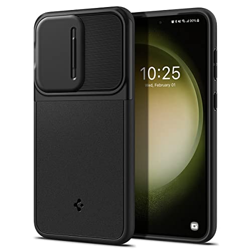 Spigen Optik Armor Galaxy S23 Case (2023) - Shock-Absorbent Bumper in Black