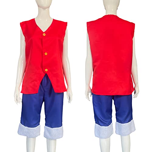 Forgemith Monkey D.Luffy Cosplay CostumeFor Role-Playing and Halloween Dress-Up Parties